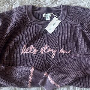 Sundance Let’s Stay In Knit Sweater